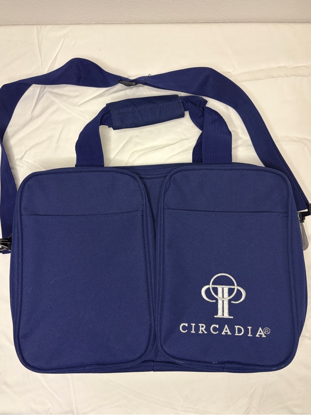 Circadia Royal Blue Cosmetic Travel Case with Dual Front Pockets